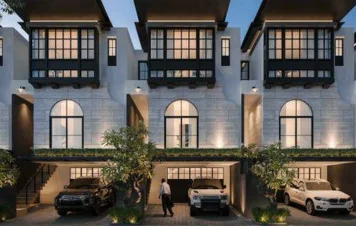 Deretan rumah di Precium Simatupang